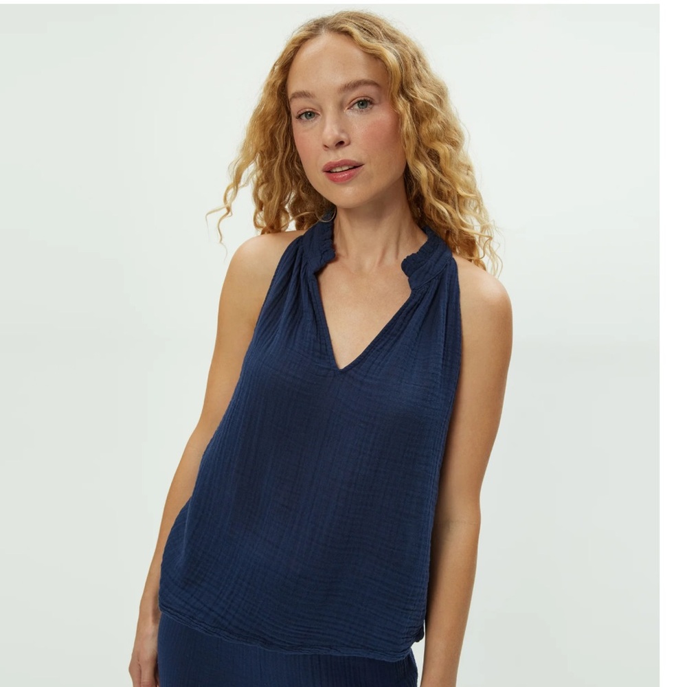Michael Stars Navy Halter Top